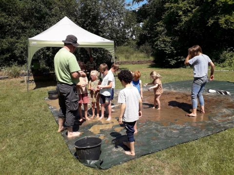 Modderdag in de Natuurtuin in Lochem