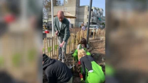 aanleg smaaktuintje stadspoort college