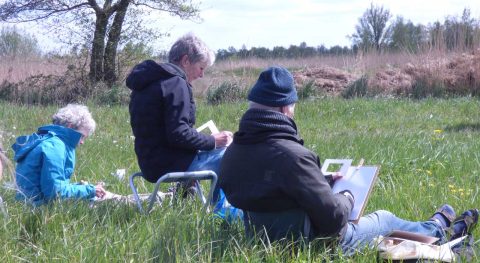 Maak je natuurervaring beeldend door te schetsen