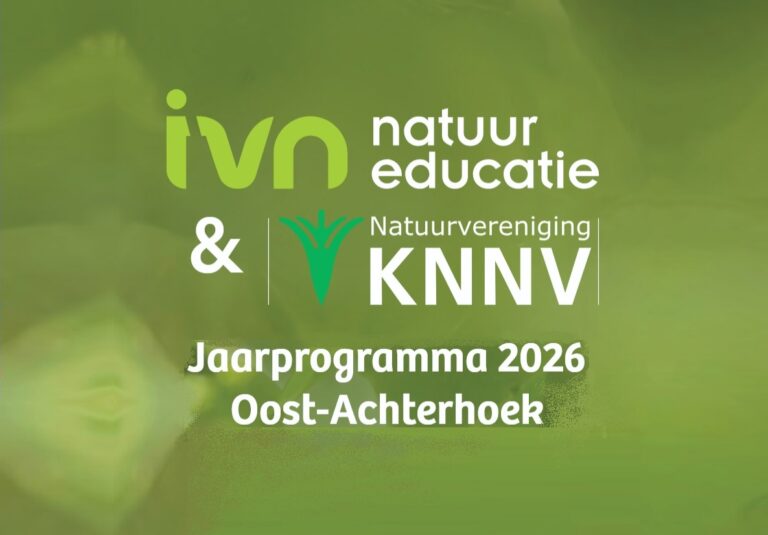 IVN en KNNV logo's met tekst: 