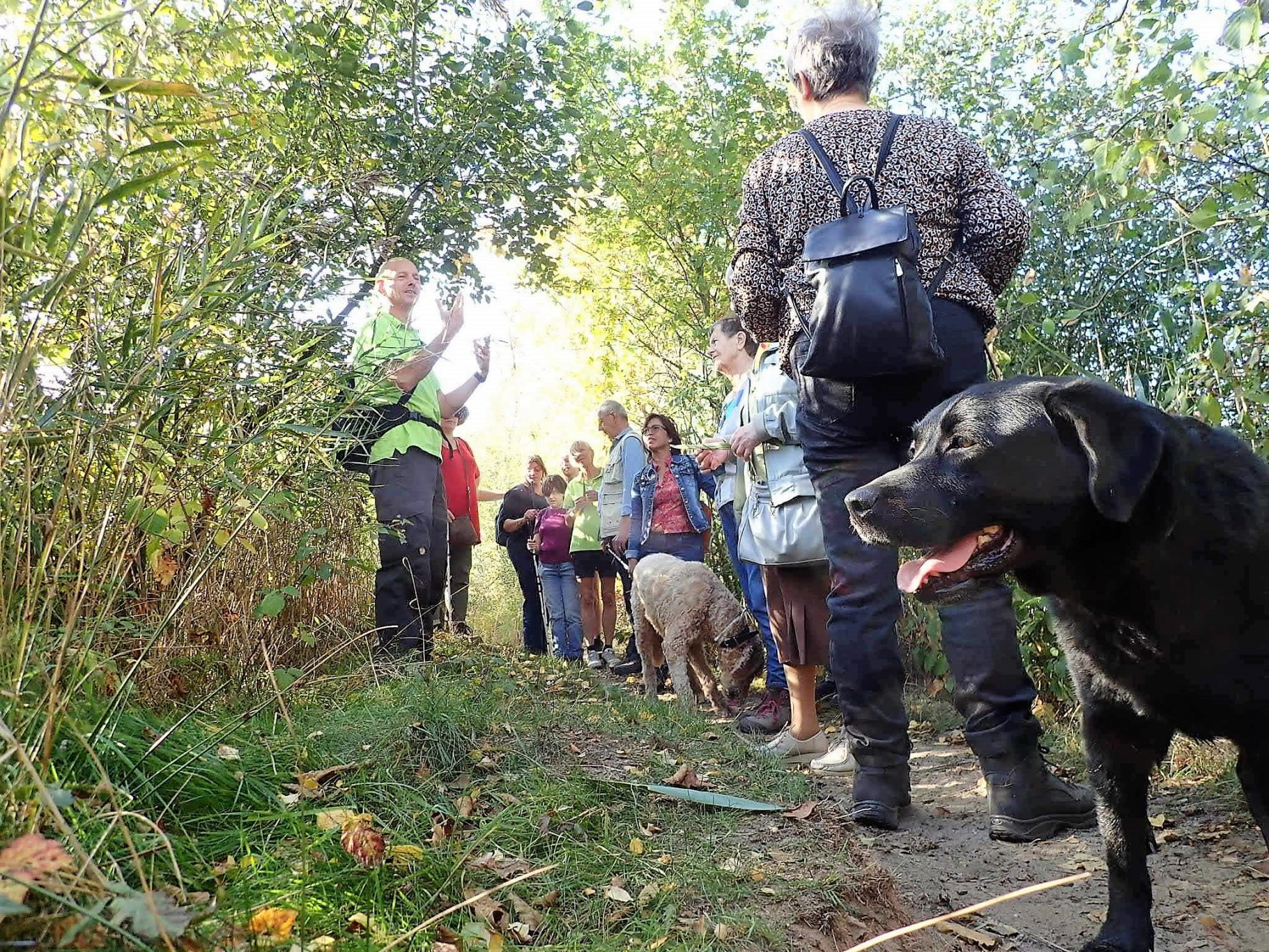 Wandeling voor blinden en slechtzienden