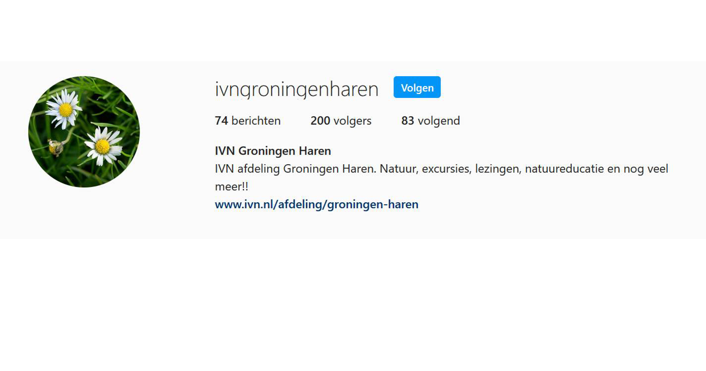 IVN Groningen Haren op Instagram